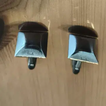 폴스미스 커프링크스 실버 빨간색