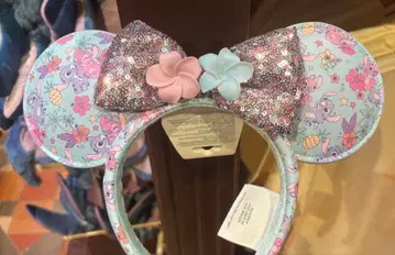 홍콩 디즈니 스티치 엔젤 머리띠 팬캡 릴로