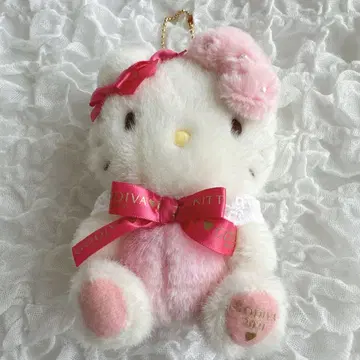 레어 GODIVA 헬로키티 콜라보 2021 봉제 인형 키링