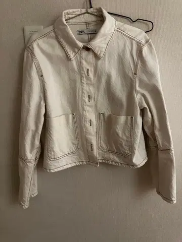 ZARA 아이보리 데님 자켓