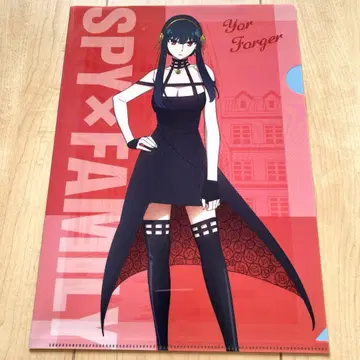 스파이 패밀리 A4 클리어 파일 빅 사이즈 색지 세트