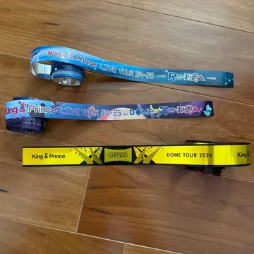 King & Prince 킹프리 은색 테이프 은테 3개 풀