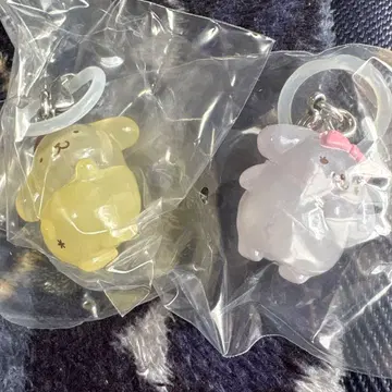 폼폼푸딩 메지루시 액세서리 가챠가챠 2종