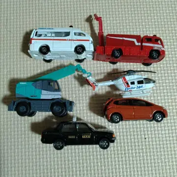 토미카 미니카 세트 (구급차, 소방차, 택시 등)