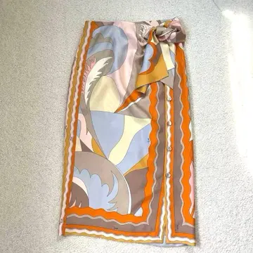 Emilio Pucci 실크 스커트 40