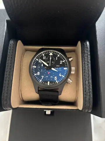 최종 가격 인하 IWC Top Gun 크로노그래프 IW389101