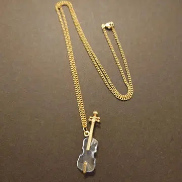 SWAROVSKI 스와로브스키 바이올린 모티브 목걸이