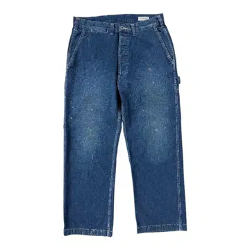 24AW 론 헤르만 페인트 유즈드 가공 데님 페인터 팬츠 M