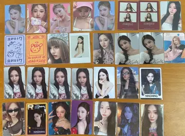 닝닝 에스파 트레이딩 카드 30장