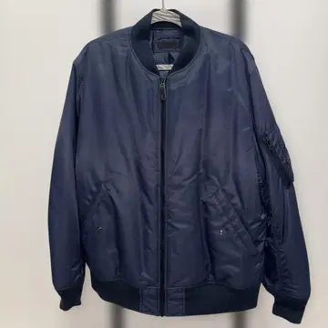 UNIQLO MA-1 네이비 블루종 지퍼 포함