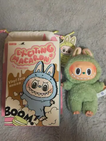 LABUBU 래브브 Exciting Macaron 그린 POPMART