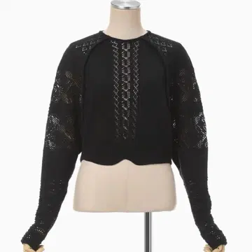 컨디션 최상 Mame Kurogouchi 레이스 니트 탑 사이즈 2