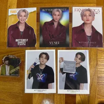 FANTASTICS 야기 유세이 포토 카드 아크릴 키링 세트 시크릿