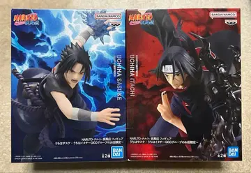 나루토 질풍전 피규어 세트 우치하 사스케 & 이타치 2체 세트