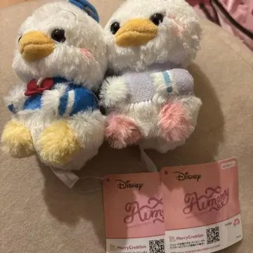 미키&프렌즈 Aimery 푸치 마스코트 도날드&데이지