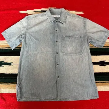 [일본제] 저널 스탠다드 샴브레이 셔츠 L 블루 면 100%