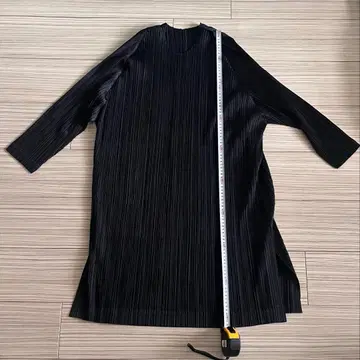 이세이 미야케 롱 원피스 블랙 M