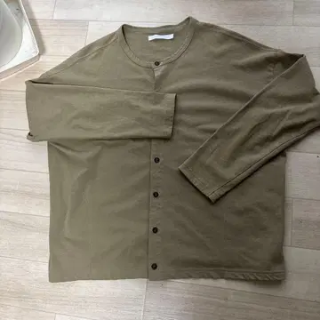 내추럴 런드리 가디건 사이즈 2 보송보송한 면. 새상품급입니다.