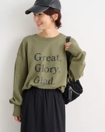 저널 스탠다드 리룸 great 로고T 카키