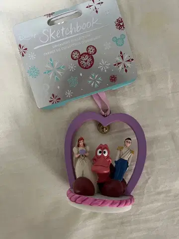 디즈니 스토어 오너먼트 인어공주 세바스찬