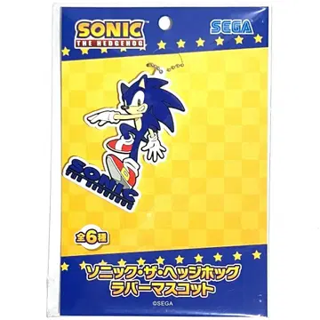 [미사용] SONIC 소닉 더 헤지혹 러버 마스코트 키링