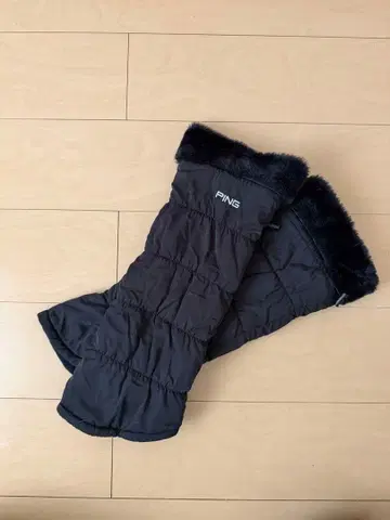 PING 블랙 퍼 레그 워머