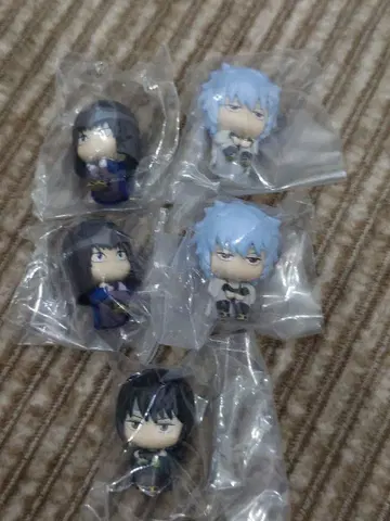 피규어 5체 세트 사카타 긴토키, 가츠라 코타로, 사카모토 다츠마