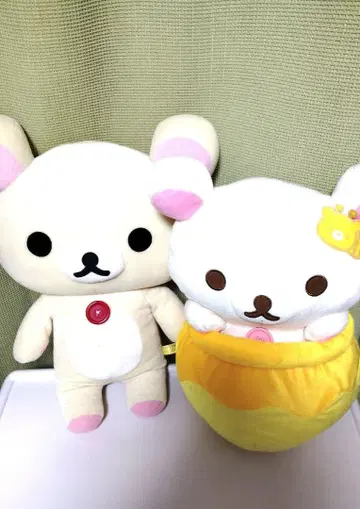 코리락쿠마 봉제 인형 2개 세트