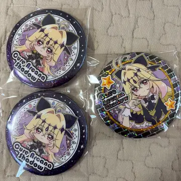 명탐정 프리큐어 BIG 홀로그램 캔뱃지 큐어 아르카나 쉐도우 프리큐어