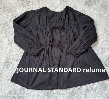 저널 스탠다드 리룸 개더 블라우스 전후 착용