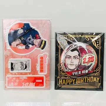 골든 카무이 벌스데이 캔뱃지 명장면 디오라마 피규어 우사미 토키시게