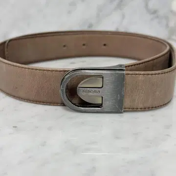 renoma 레노마 벨트 천연 가죽 베이지 빈티지 가죽 올드