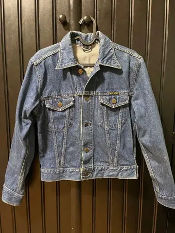 빈티지 BOBSON 데님 자켓 사이즈 34 표기