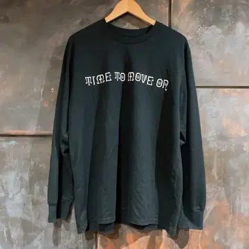 South2 West8 블랙 롱 T셔츠