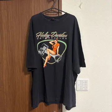 할리 데이비슨 핀업걸 티셔츠