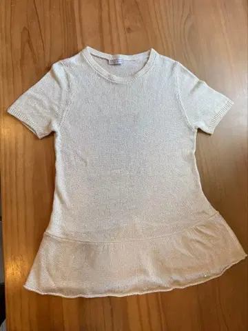 브루넬로쿠치넬리 스팽글 반팔 니트