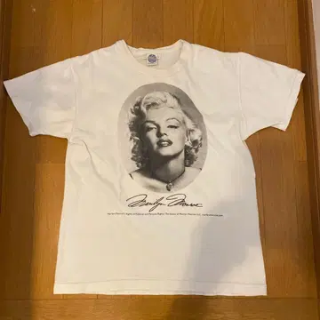 [ 귀중 ] TOYS McCOY 마릴린 몬로 사진 T셔츠 S사이즈