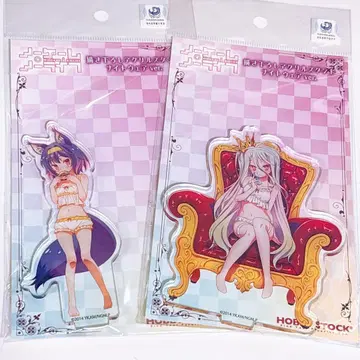 노 게임 노 라이프 신작 아크릴 스탠드 시로 이즈나 나이트 웨어