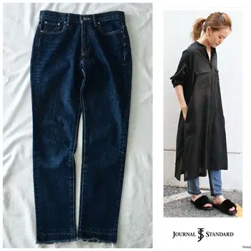 저널 스탠다드 [세탁 가능] 빈티지 워시 가공 데님 팬츠