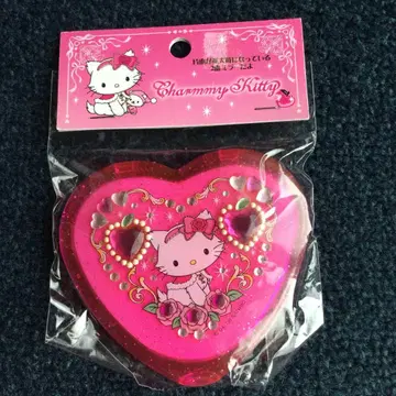 초레어 산리오 챠미키티 핸드폰 거울 스노우 화이트 당시물 2006년