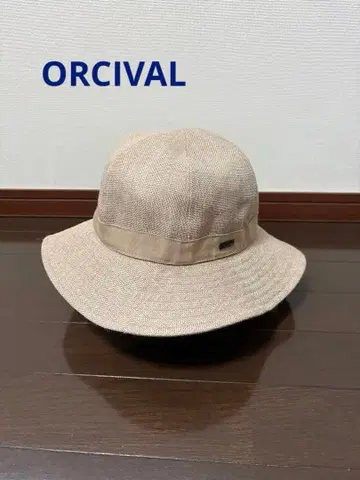 오르치발 ORCIVAL 라피아라이크햇 베이지 햇 린넨풍