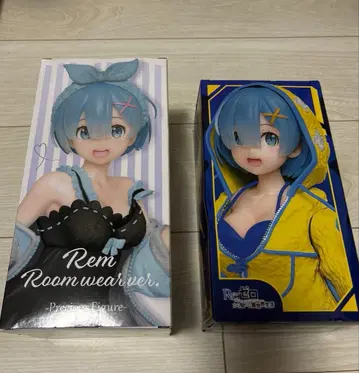 렘 룸웨어 프리미엄 피규어 2종 세트