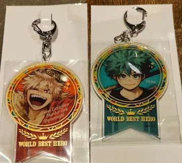 나의 히어로 아카데미아 히로아카 원화전 아크릴 키링 바쿠고/미도리야