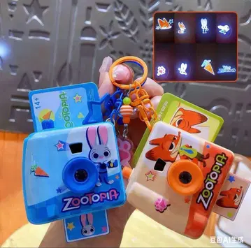 새상품 주토피아 카메라형 키링 주디 닉