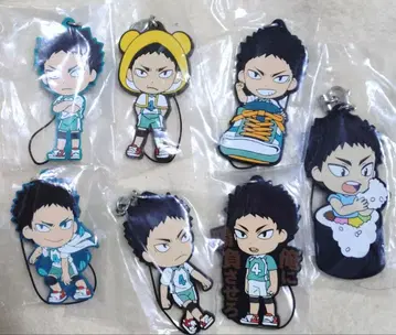 하이큐!! 이와이즈미 하지메 러버 스트랩 7종 세트 제일복권 외