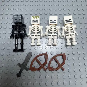 레고 마인크래프트 미니 피규어 스켈레톤 위더 스켈레톤