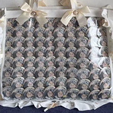 보쿠토 코타로 극락탕 캔뱃지 80개