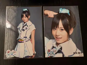 AKB48 마에다 아츠코 [ 포니테일과 스크런치 ] 브로마이드 2장 세트