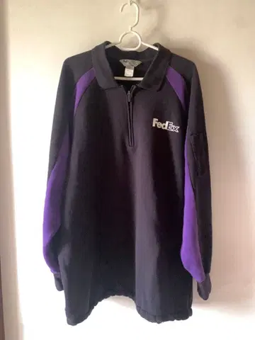FedEx 트레이닝복 XL 블랙 퍼플 구제 의류