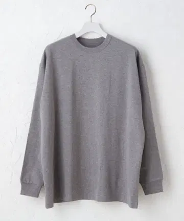MAISON EUREKA GIZA L/S 티셔츠 그레이